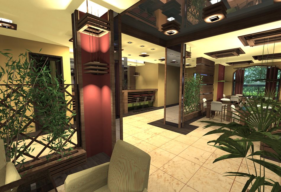Cafe interior design